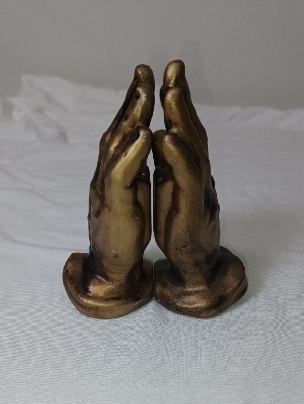 Vintage Enesco Praying Hands Salt and Pepper Shakers